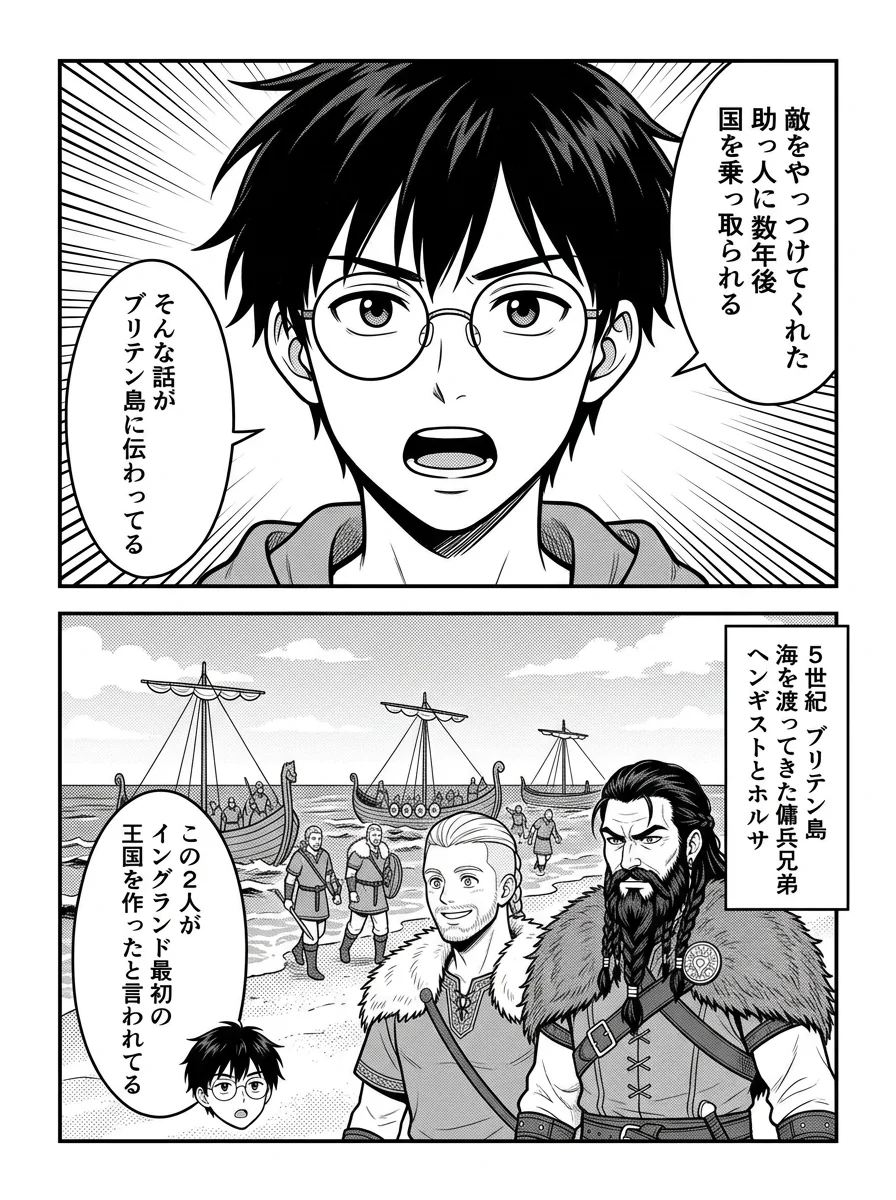 漫画「傭兵兄弟ヘンギストとホルサ」1ページ目