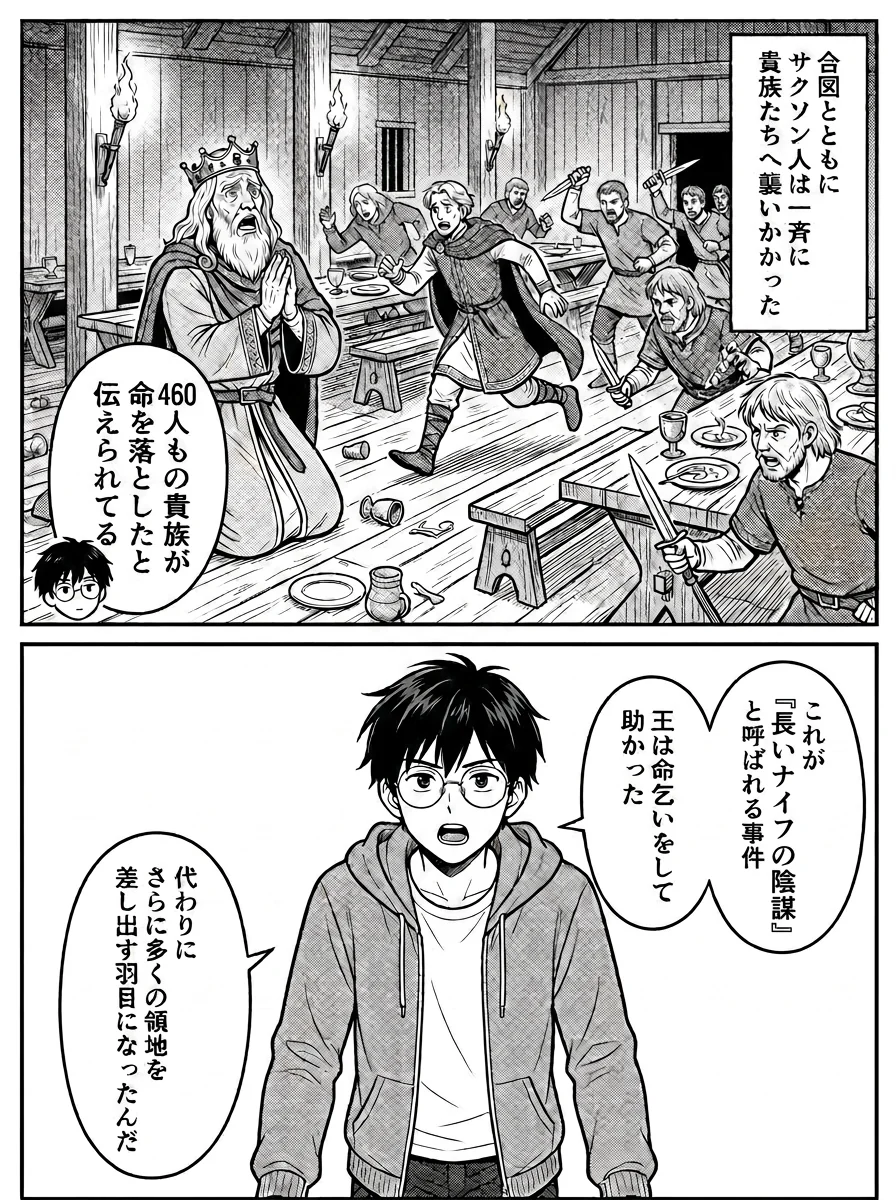 漫画「傭兵兄弟ヘンギストとホルサ」10ページ目